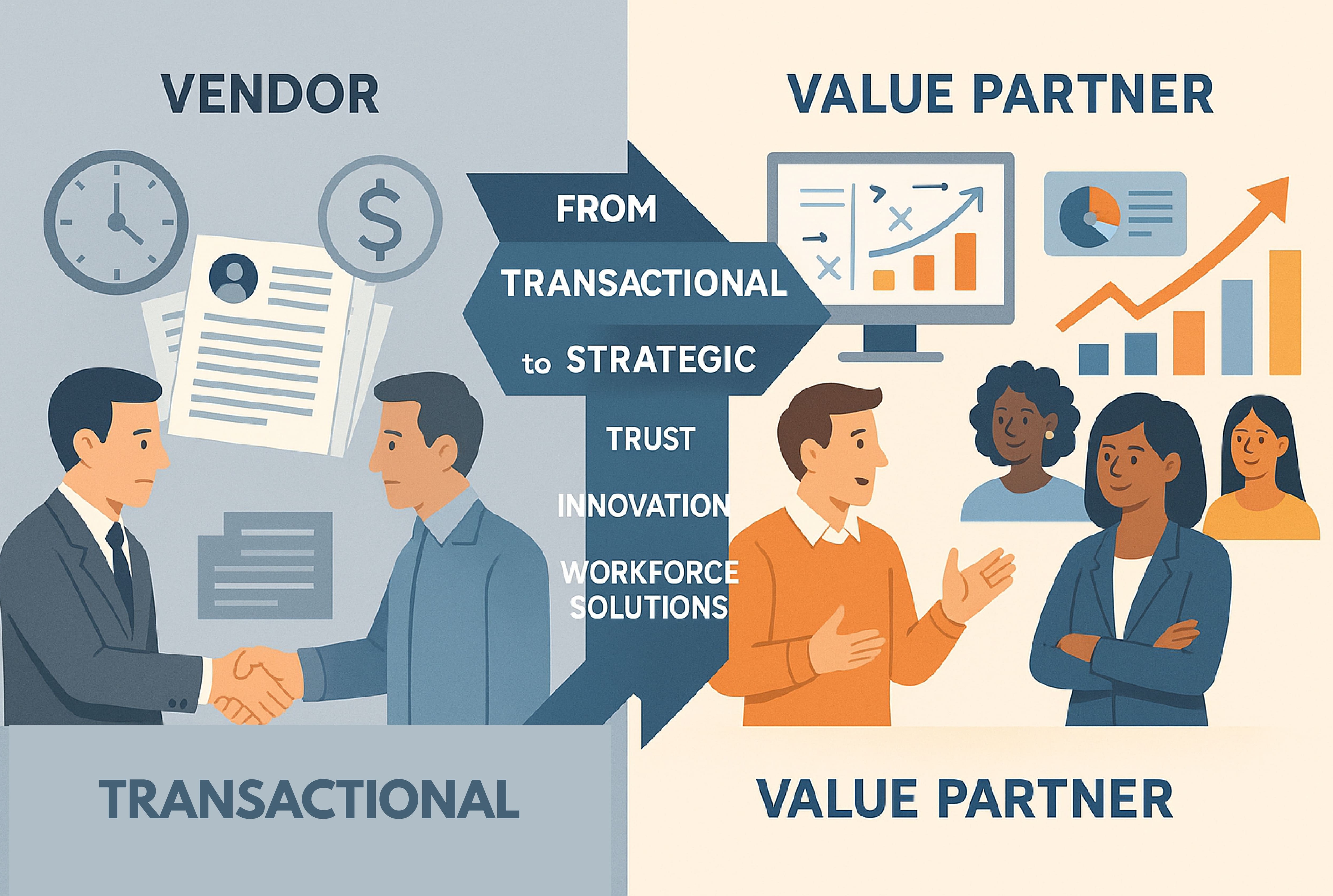 From Vendor to Value Partner: How Staffing Firms Can Drive Strategic HR Outcomes:
